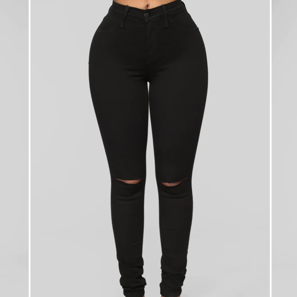 Fashion Nova Black Jeggings